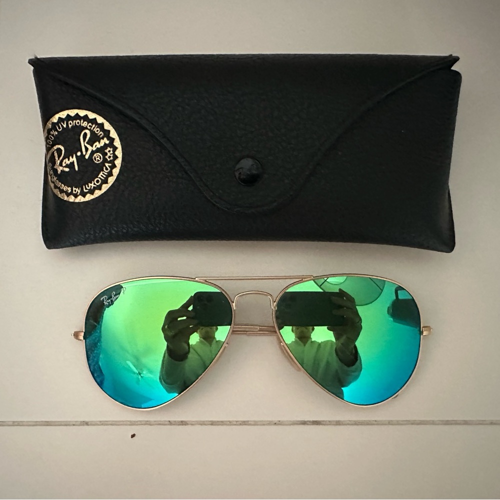 Ray Ban Mirrored Aviators